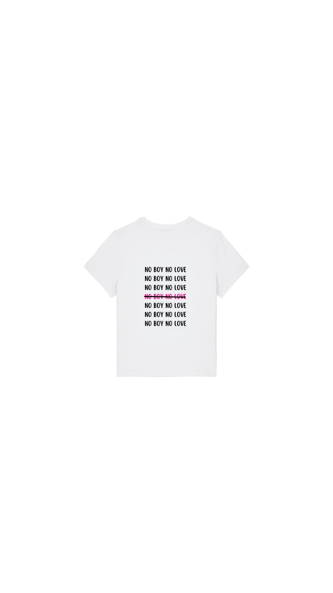 T-shirt NO BOY ROSE