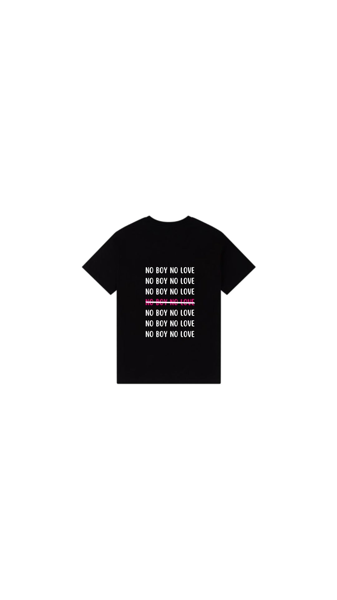 T-shirt NO BOY ROSE