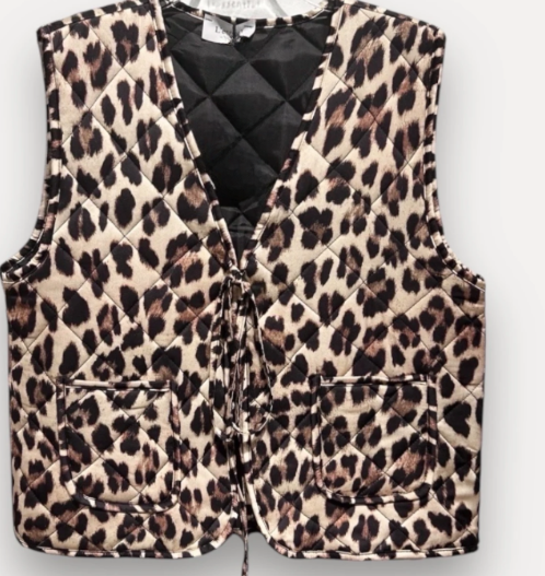 Gilet léopard