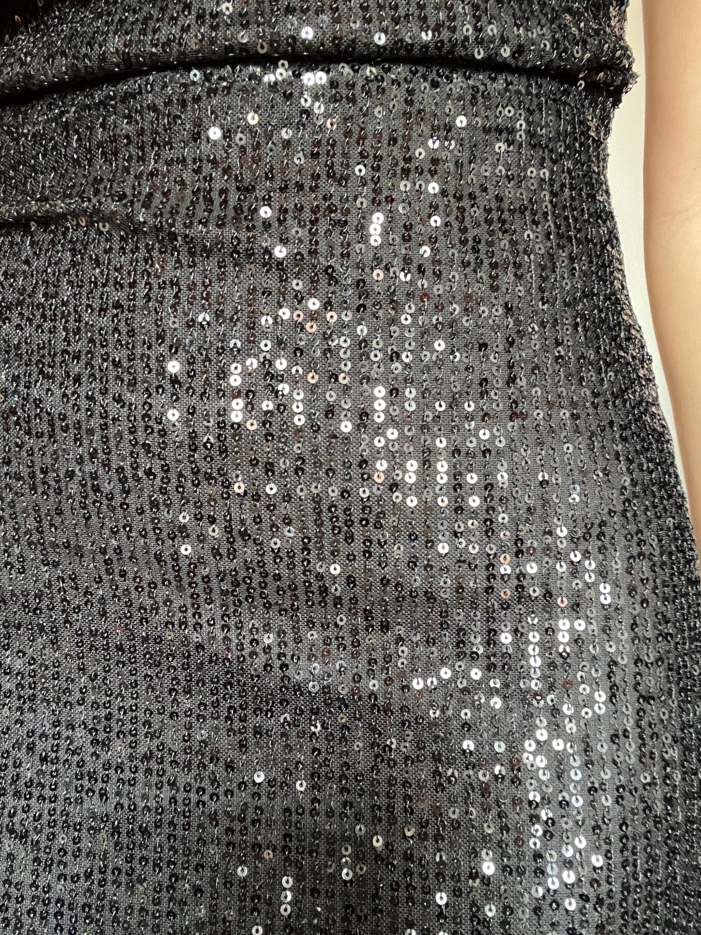Robe ELLA noir pailleté