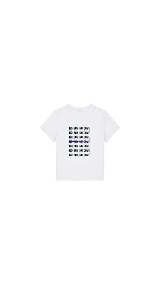 T-shirt NO BOY BLEU