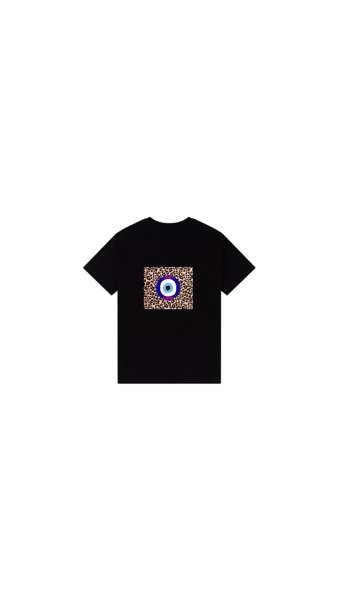 T-shirt Good Karma léopard
