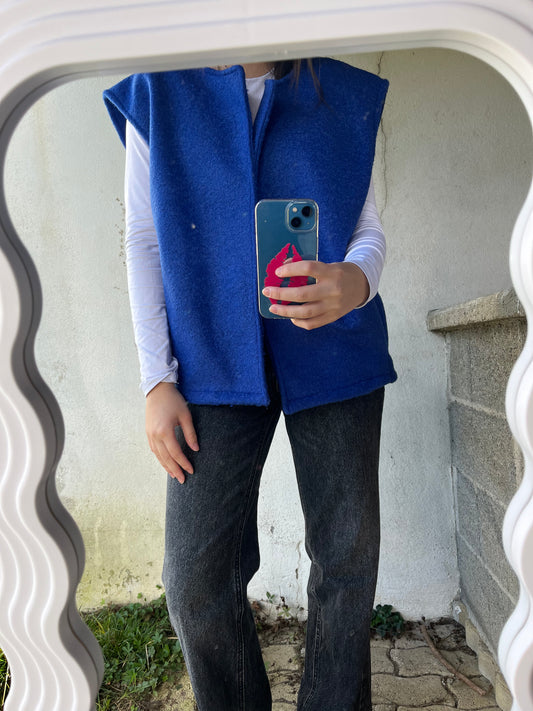 Gilet LILA bleu électrique